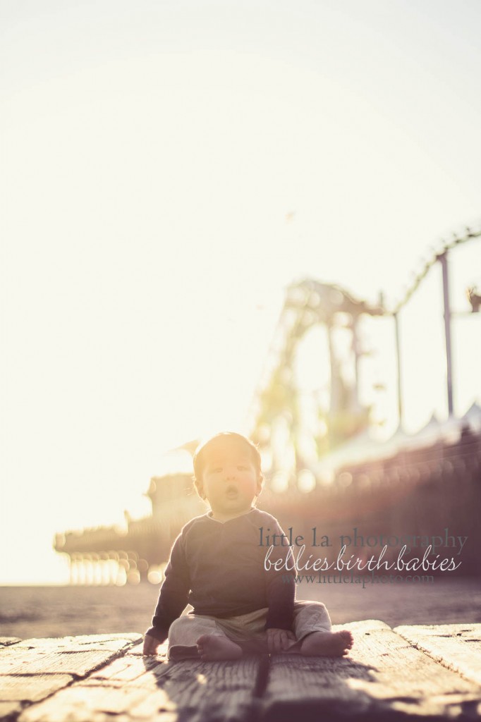 baby at the beach photography